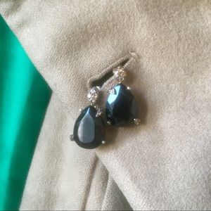 Brown Gold Tan Smokey Topaz Gemstone Earrings 925